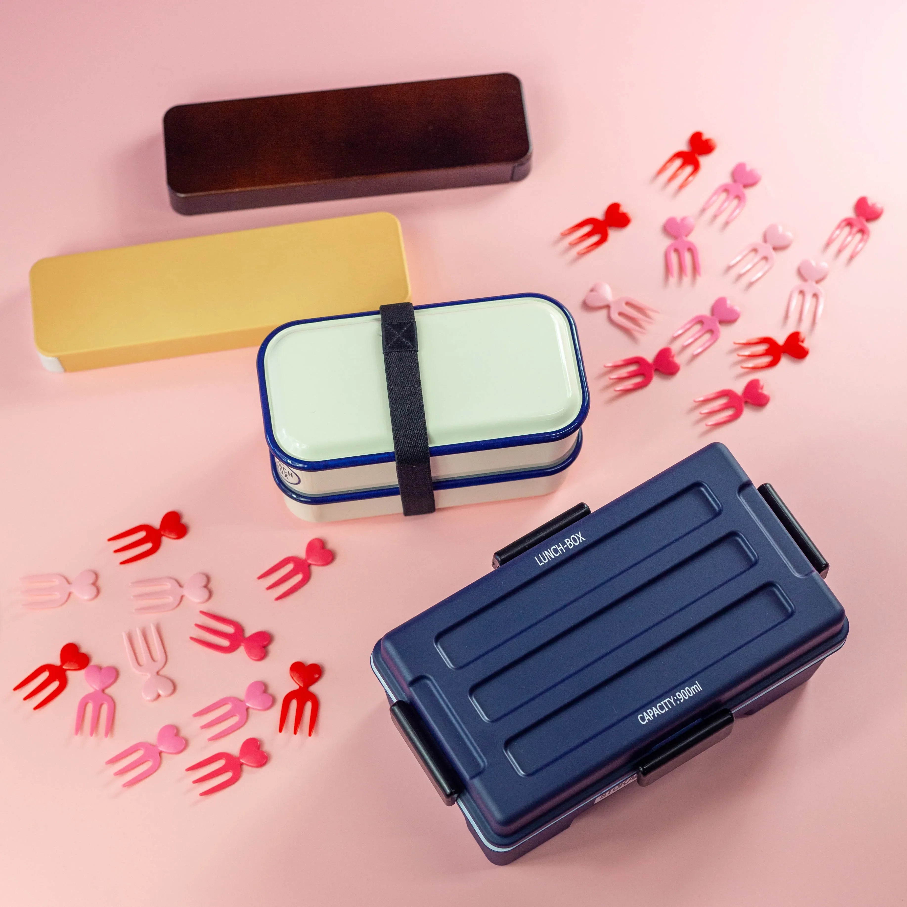 Ensemble Bento Saint Valentin - Minimaliste