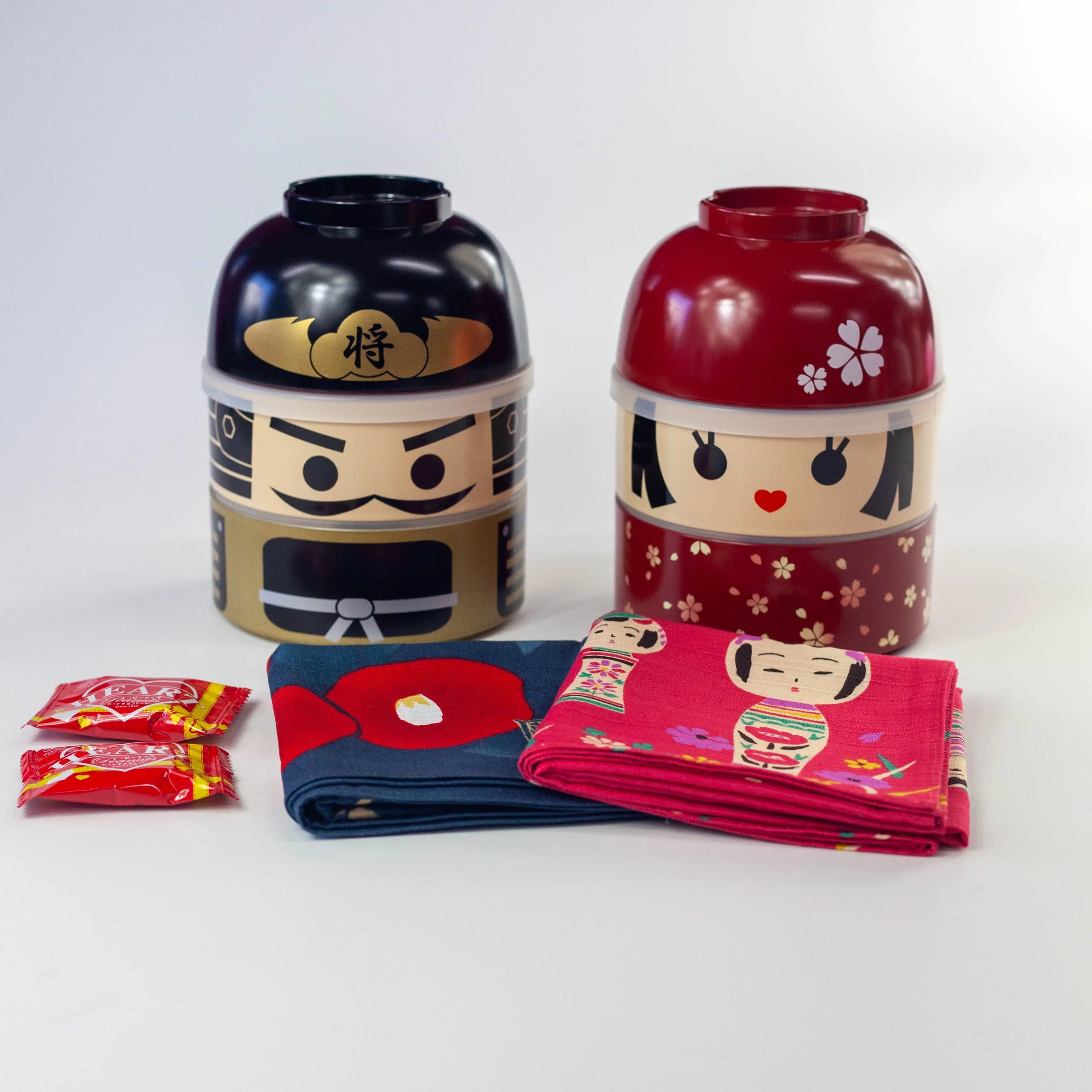 Ensemble Bento Saint Valentin - Kokeshi
