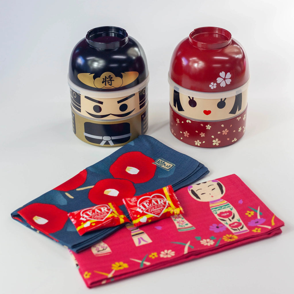 Ensemble Bento Saint Valentin - Kokeshi