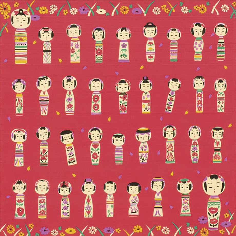 Kokeshi Furoshiki (50cm)