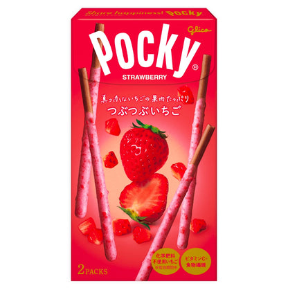 Pocky Éclats de Fraises Croustillantes