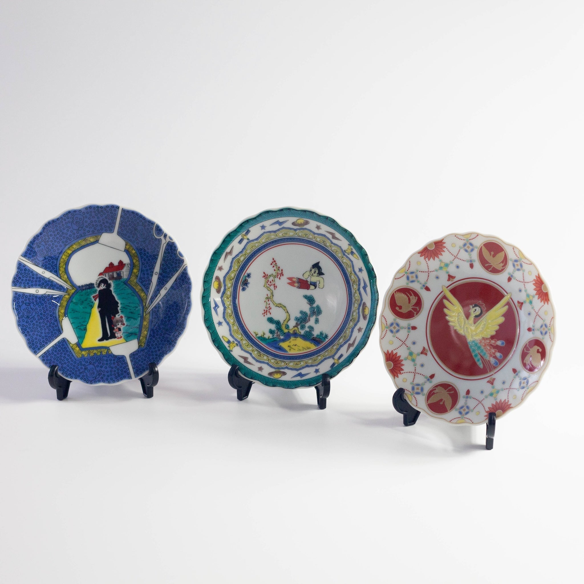 Assiettes Kutani Yaki Tezuka Osamu
