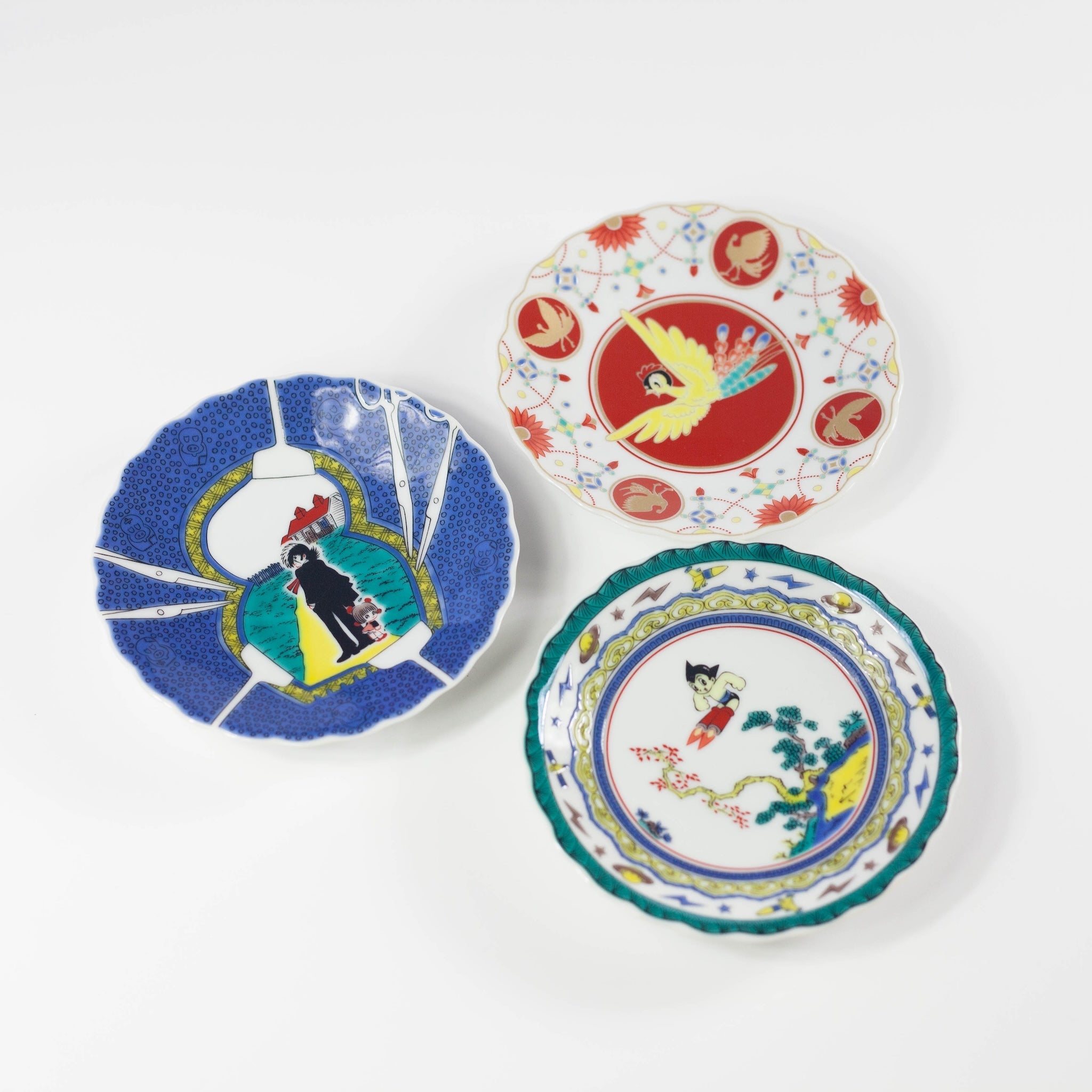 Assiettes Kutani Yaki Tezuka Osamu