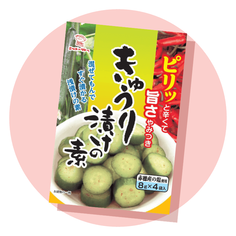 Pittige komkommerkruiden - Asazuke