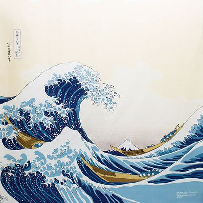 Furoshiki Hokusai Ukiyo-e | La Grande Onda di Kanagawa 48 cm