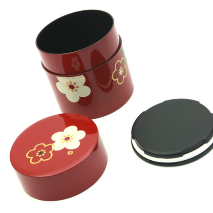 Boîte à thé Hanamoyo (rouge)