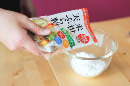 Preparato per tempura di farina di riso senza glutine
