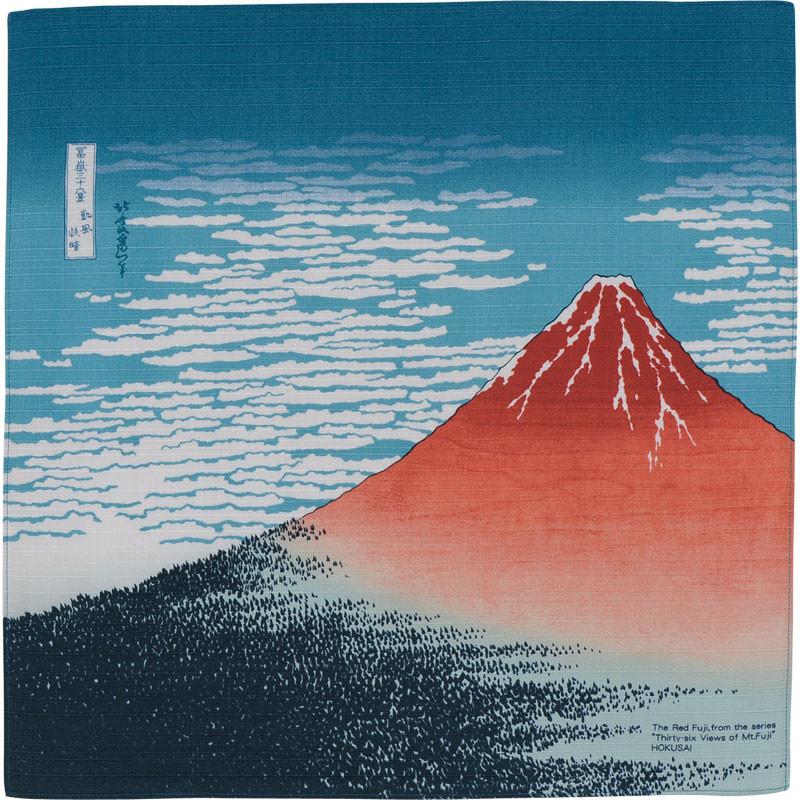 Hokusai Ukiyo-e Furoshiki | South Wind, Clear Sky by Yamada Seni - Bento&co Japanese Bento Lunch Boxes and Kitchenware Specialists