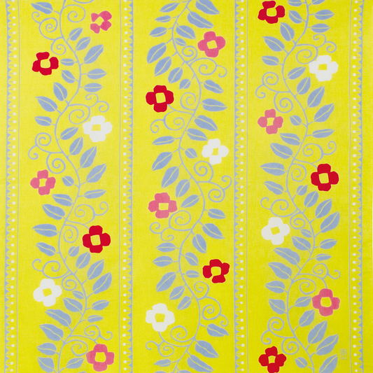 Furoshiki Aquadrop Hana Karakusa (giallo, 100 cm)
