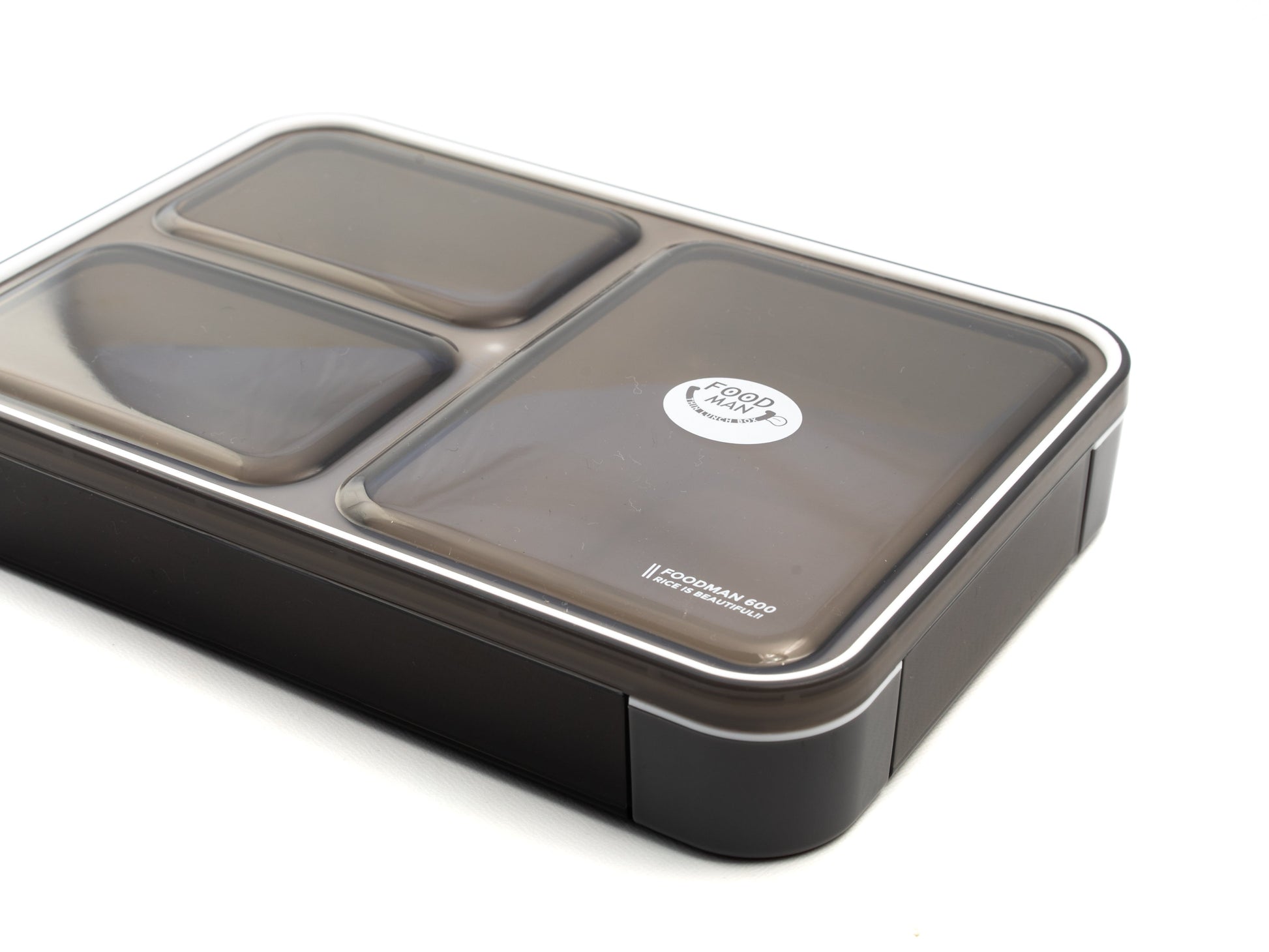 Foodman Bento Box 600 ml | Gray by CB Japan - Bento&co Japanese Bento Lunch Boxes and Kitchenware Specialists