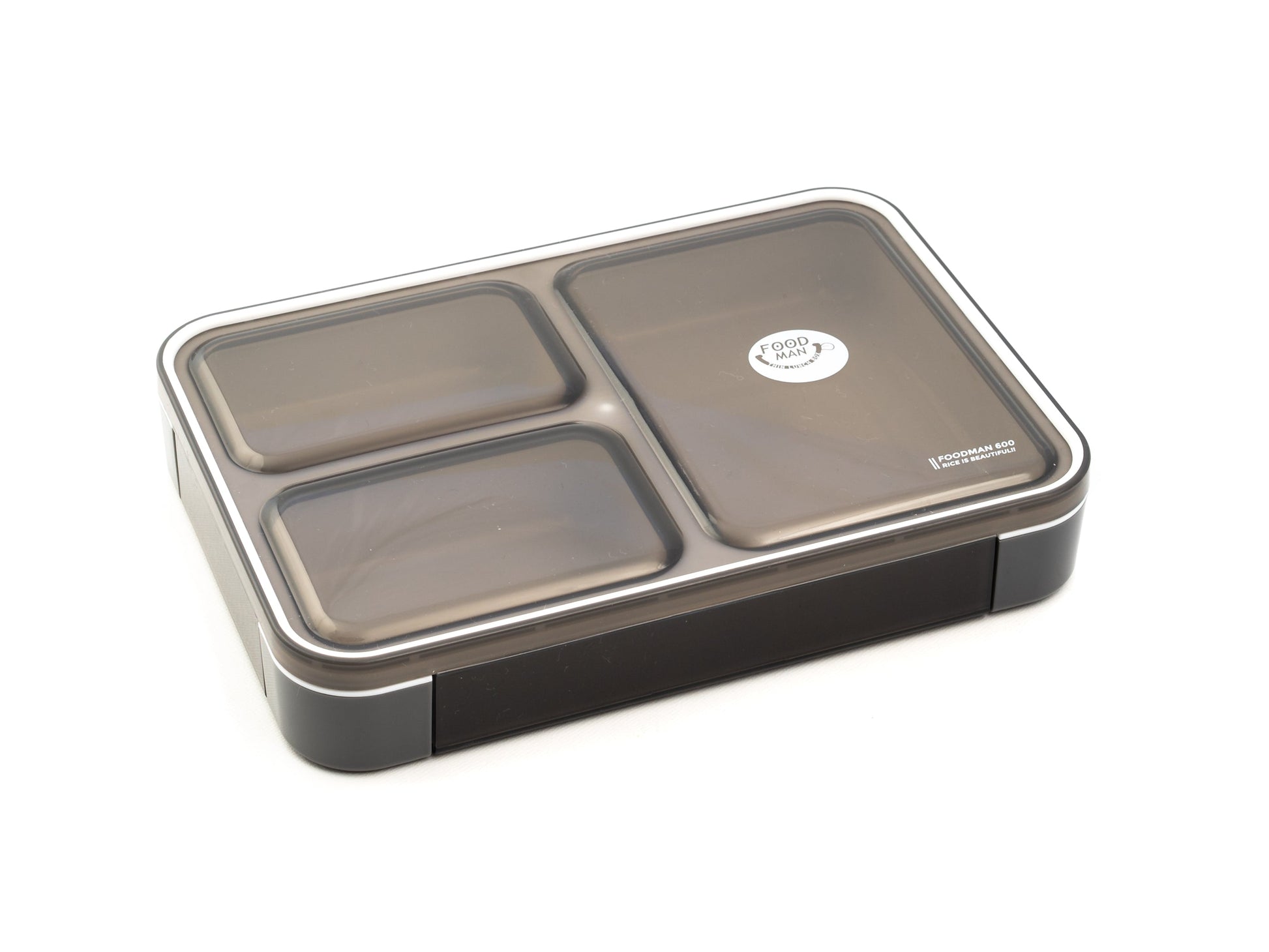 Foodman Bento Box 600 ml | Gray by CB Japan - Bento&co Japanese Bento Lunch Boxes and Kitchenware Specialists