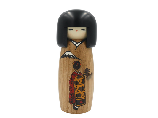 Kokeshi houten pop | Maiko 