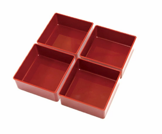 Compartiments internes Ojyu (pique-nique 19,5x19,5 cm, rouges)