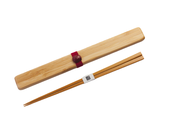 Juego de palillos de bambú | Rojo