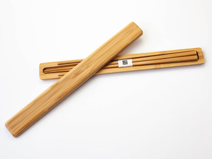 Bamboo Chopsticks Set | Black by Kohchosai Kosuga - Bento&co Japanese Bento Lunch Boxes and Kitchenware Specialists
